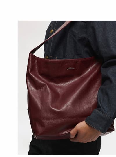 SHOP BORDEAUX LEATHER CARRY-ALL EVERYDAY TOTE