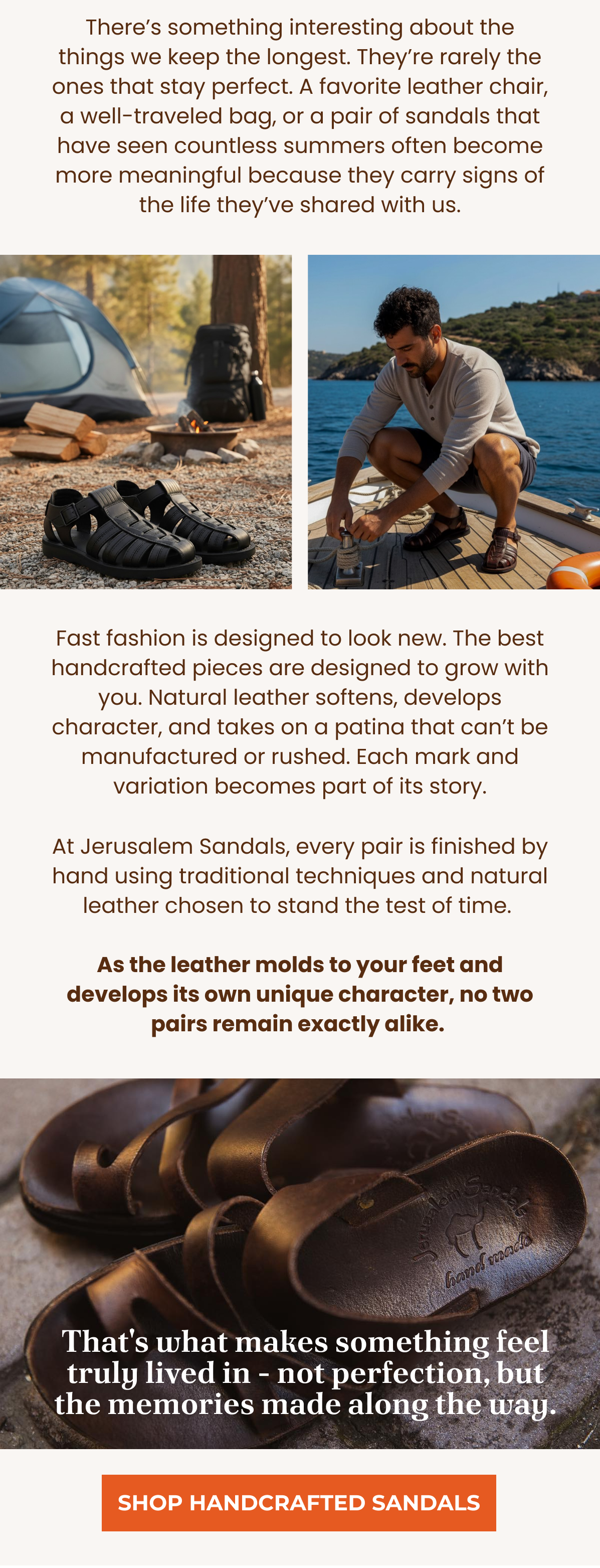 SHOP HANDCRAFTED SANDALS
