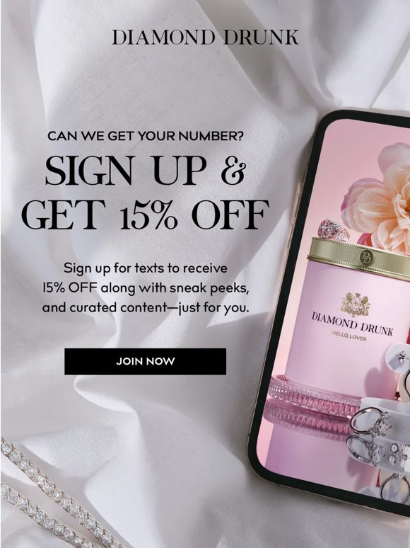 Get 15% off Sitewide 🙌