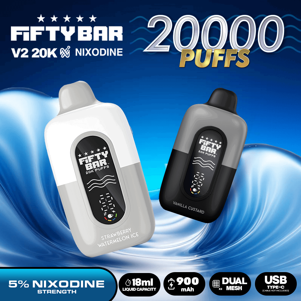 Fifty Bar Nixodine V2 20000 Puff Disposable