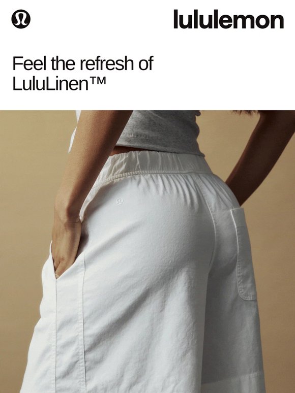 What’s new: breezy LuluLinen™