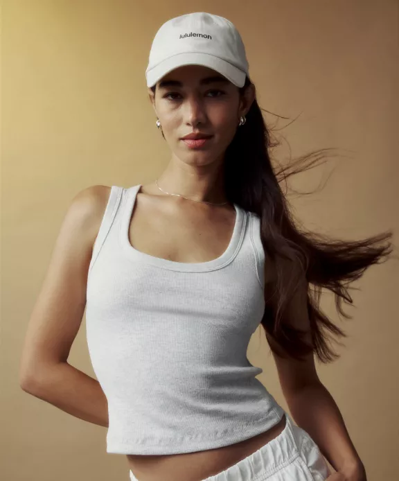 Little Scoopneck Tank Top Cotton Ribbed