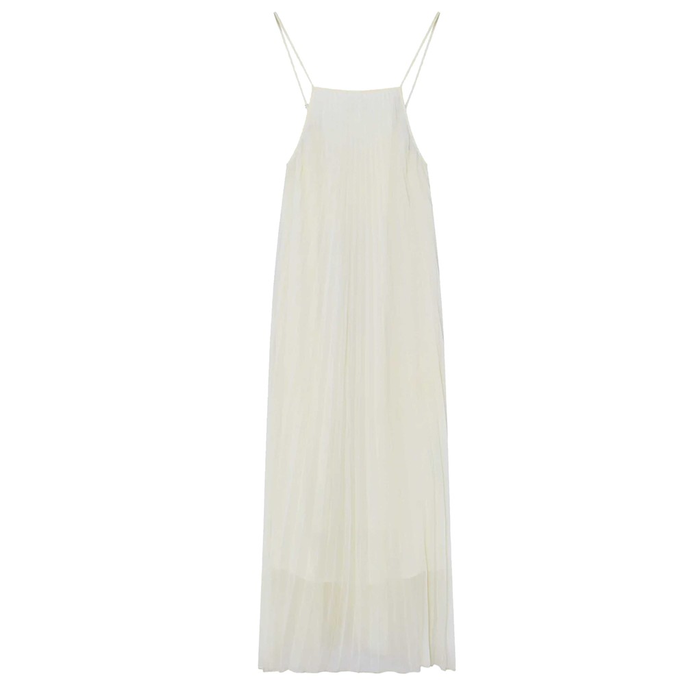 Image of Rona Plisse Dress - Jet Stream