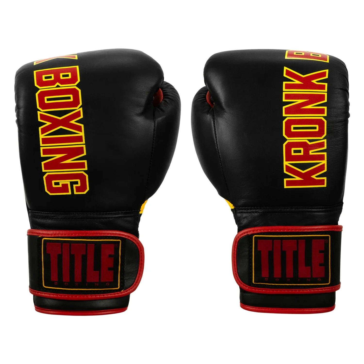 Image of KRONK BOXING GYM LEATHER BAG GLOVES