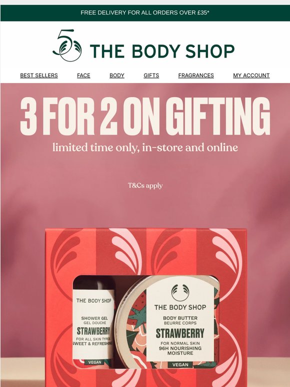 Thoughtful gifts, now 3 for 2