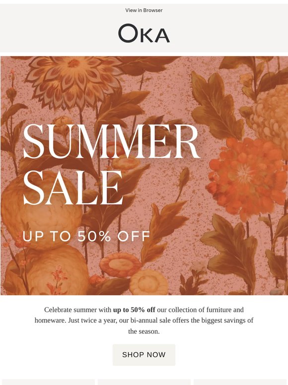 Our Summer Sale is Here