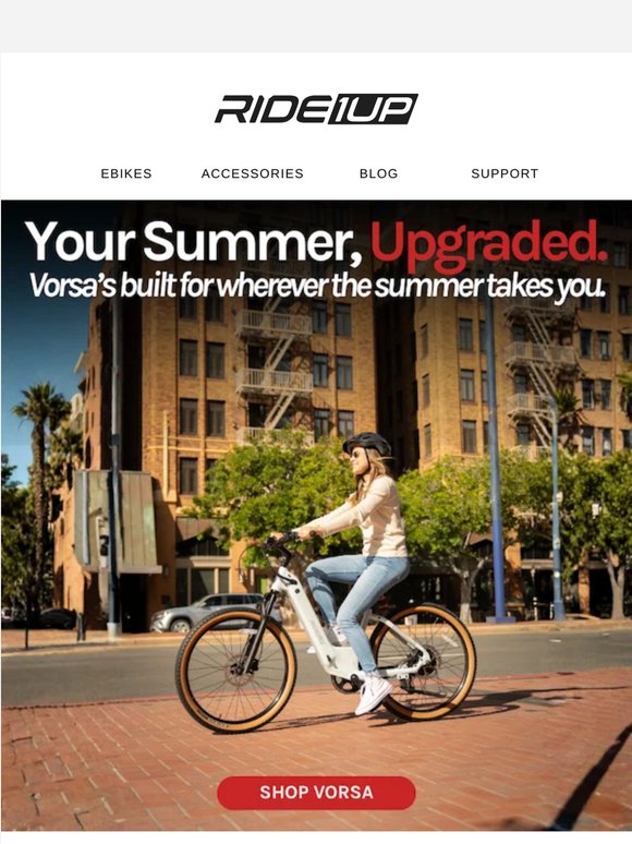 one bike. every summer plan.