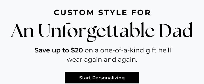 From Heart To Hem, Apparel Tailored For Dad