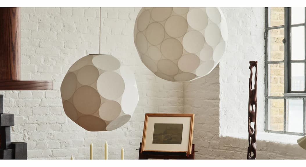 Two Tom Dixon Soft Pendants