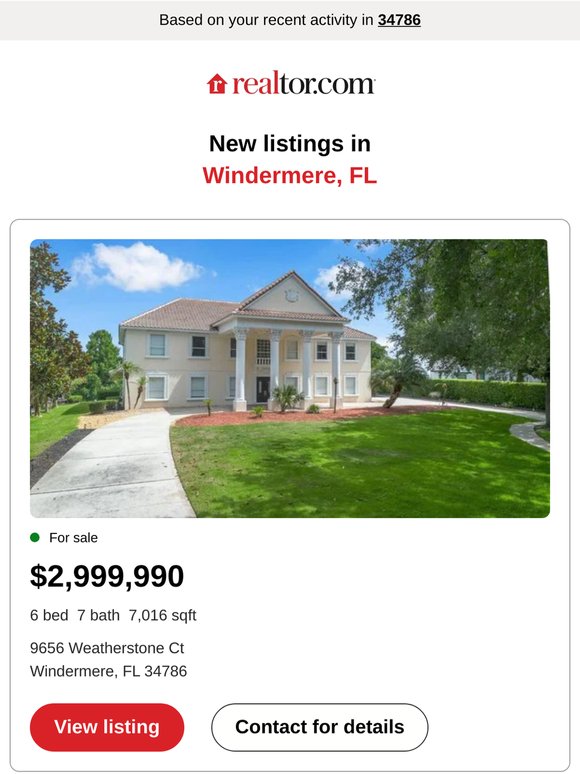 New Listings in Windermere, FL