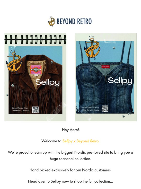 🤝 Sellpy x Beyond Retro - Now Live ❤️