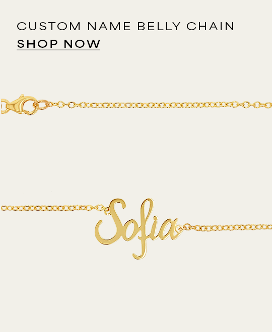 Custom Name Belly Chain