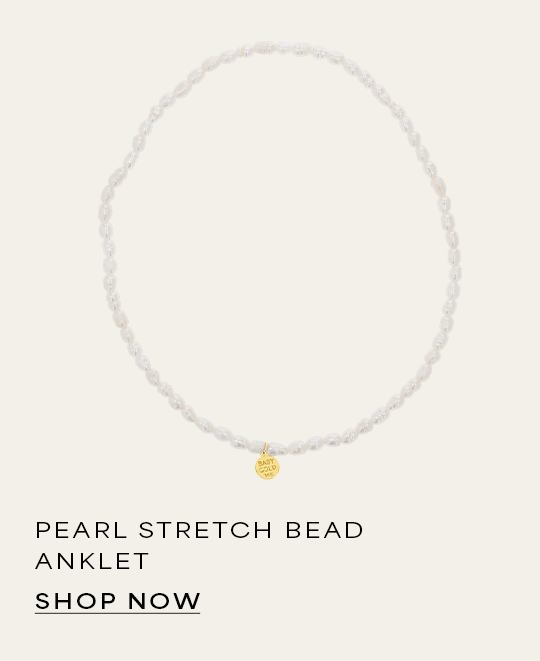 Pearl Stretch Bead Anklet