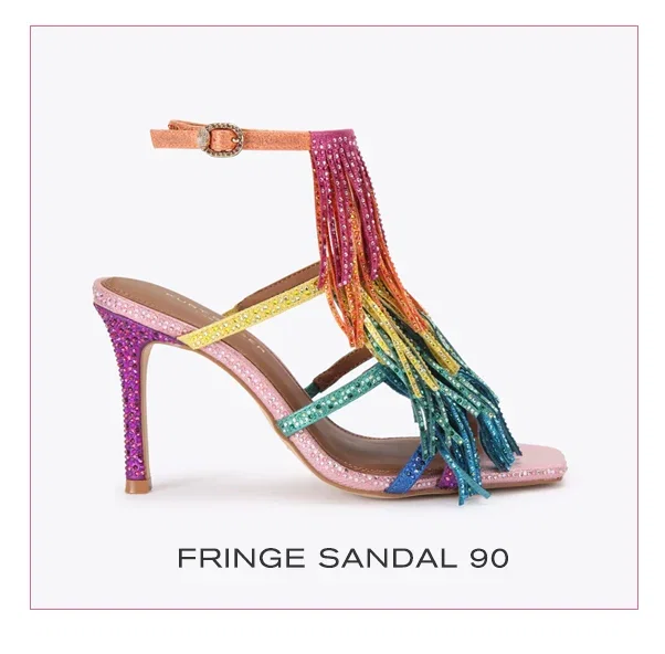 Fringe Sandal 90