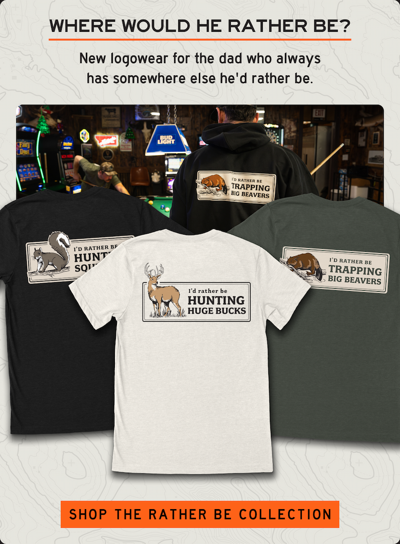 New logowear for the dad who always has somewhere else he'd rather be.
