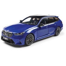 2024 BMW M5 Touring - Marina Bay Blue Metallic 1:18 Scale Diecast Model Car by Solido