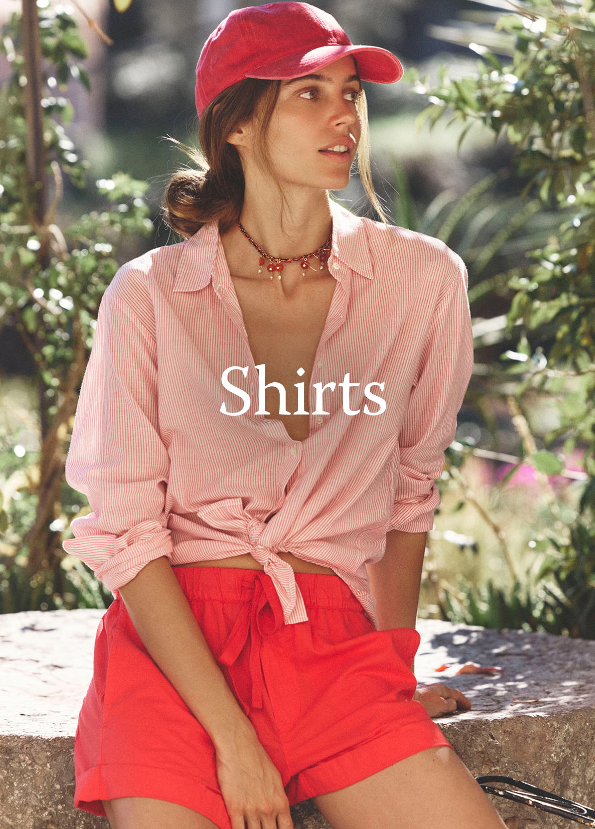 Beau Shirt Fruit Stripe Declan Shorts Red Sky. Explore New Arrivals for Summer