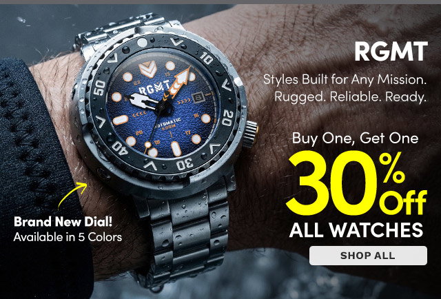 RG-8068 RGMT | BOGO 30% Off All Watches
