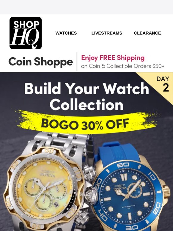 Level Up Your Watch Game – BOGO 30% Off All Watches!