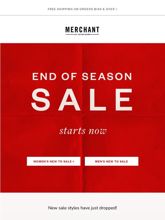 The Sale You’ve Been Waiting For Starts Now