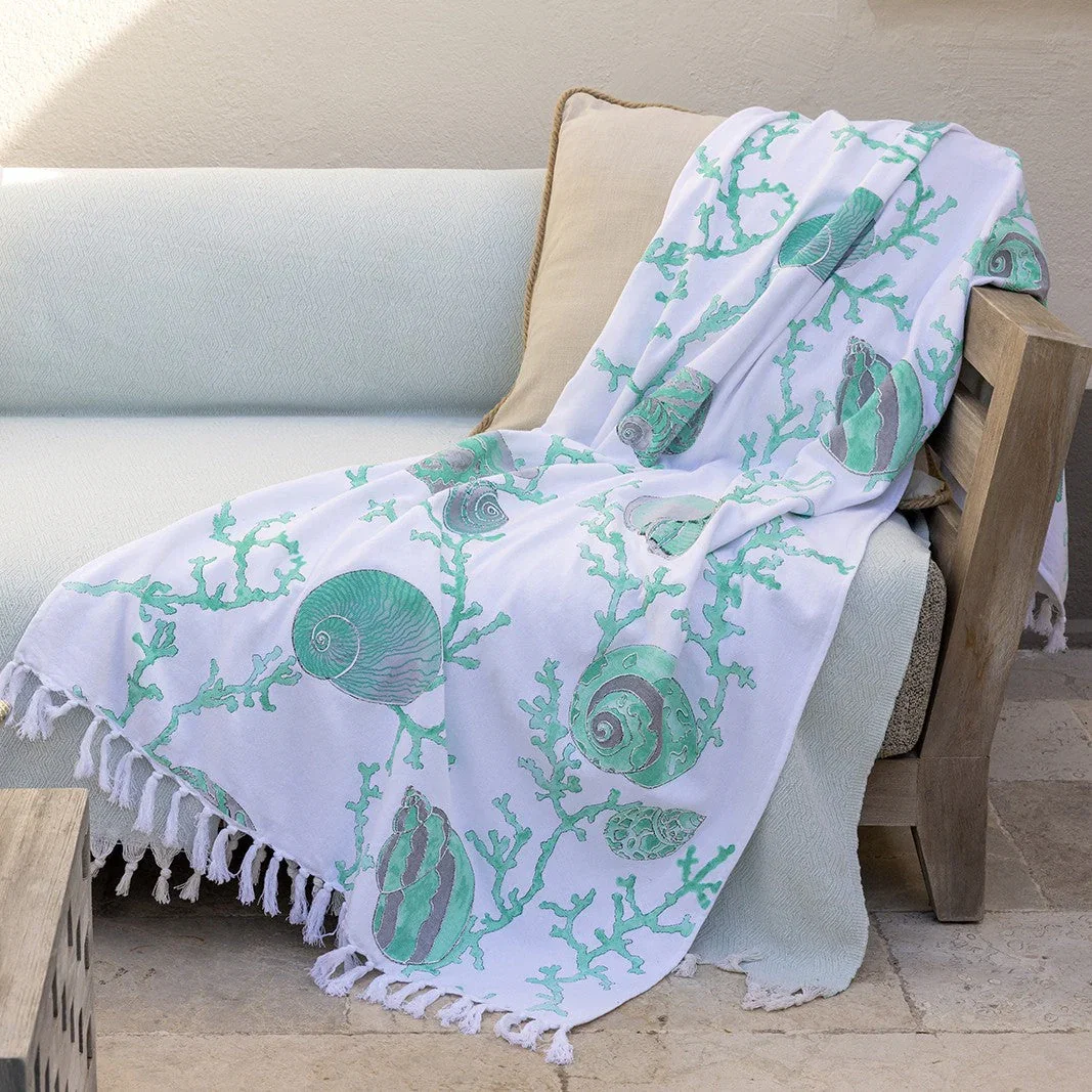 Image of Telo Mare in Fouta di Cotone <br>Fantasia Stampata - <b>Sicilia