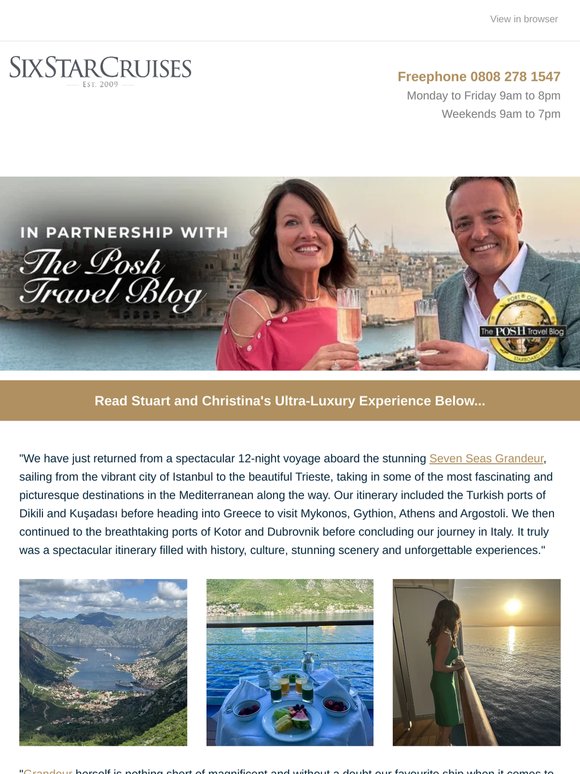 Explore the Beauty of Seven Seas Grandeur with The Posh Travel Blog 🚢