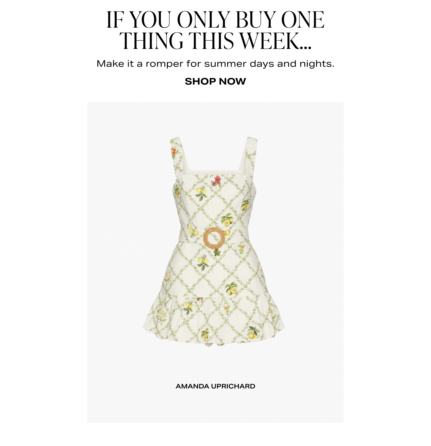 Shop If You Only Buy One Thing This Week..