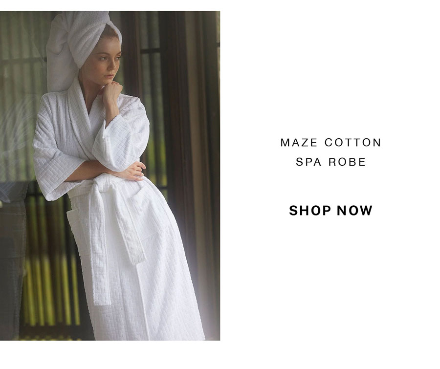 The Maze Cotton Spa Robe