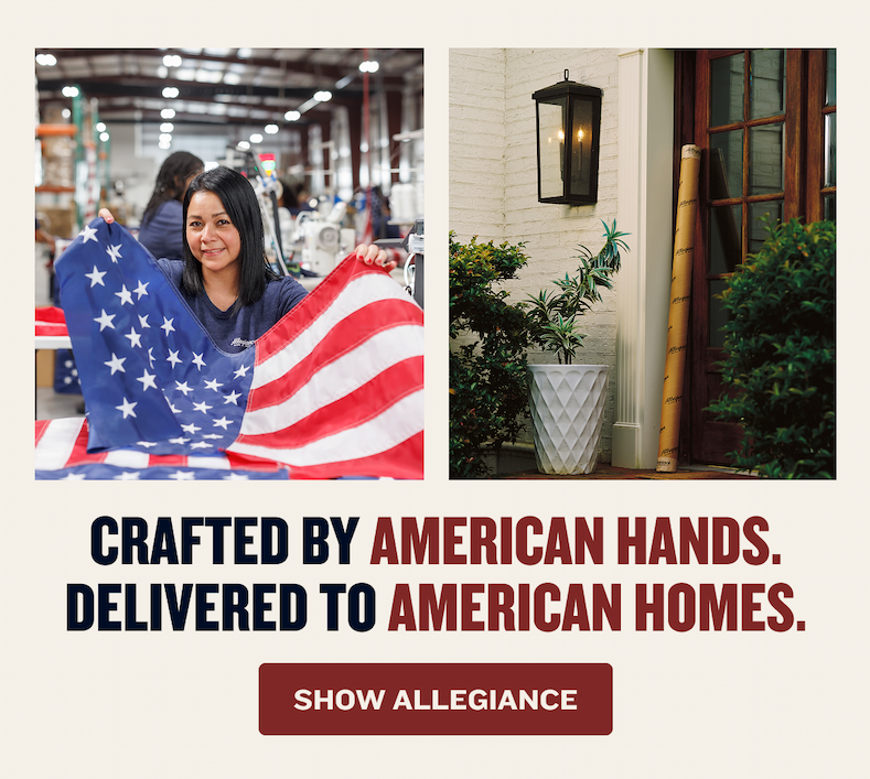 Crafted by American hands. Delivered to American Homes.