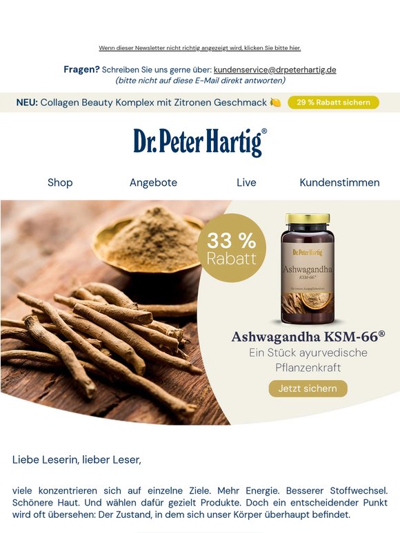 Ashwagandha – die Grundlage, auf der alles aufbaut 🍃