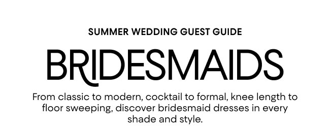 Bridesmaids Guide