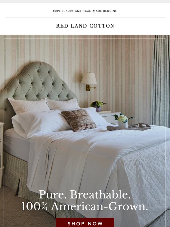 Authentic American Cotton Sheets