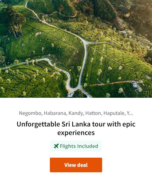 Unforgettable Sri Lanka tour with epic experiences