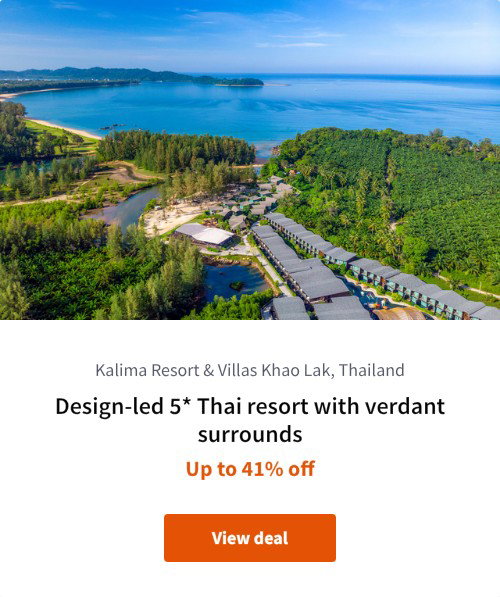 Design-led 5* Thai resort with verdant surrounds
