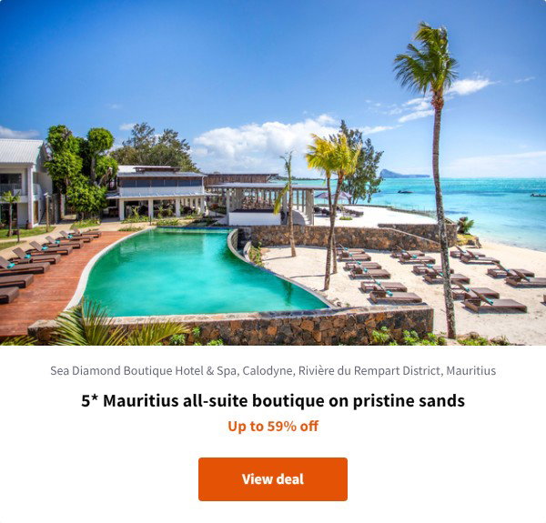 5* Mauritius all-suite boutique on pristine sands