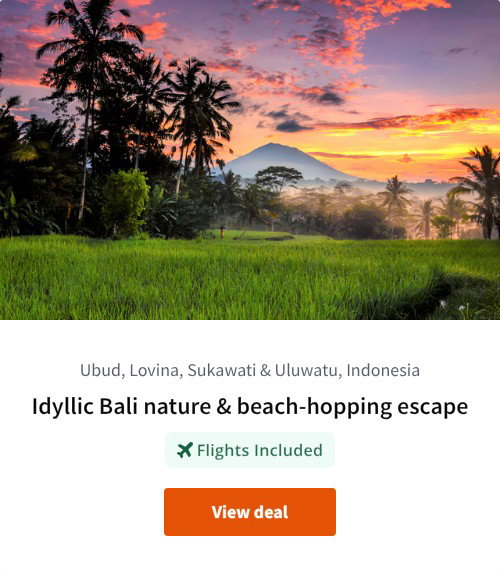Idyllic Bali nature &amp; beach-hopping escape