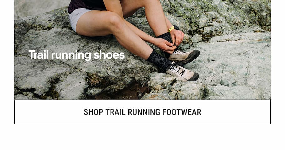 Trail running footwear