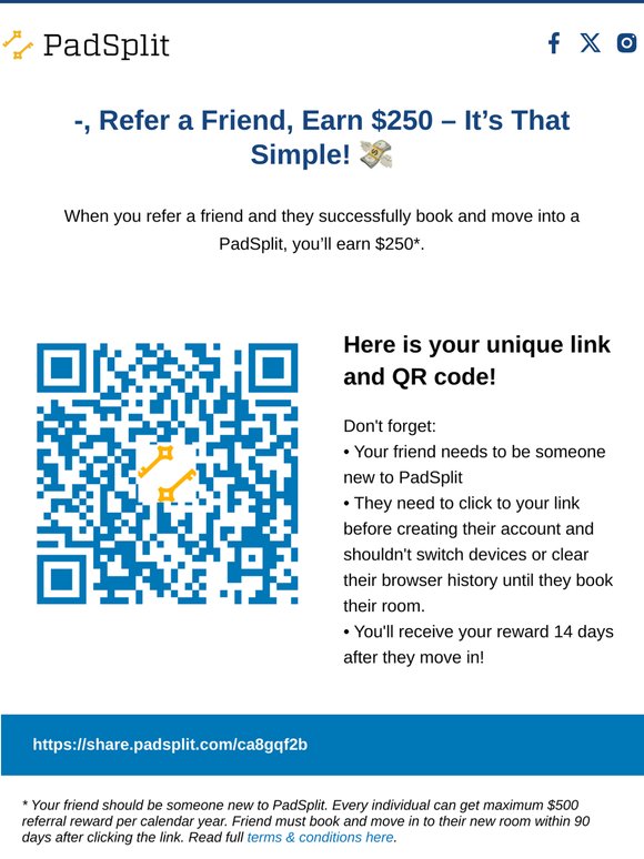 Refer a Friend, Earn $250 – It’s That Simple! 💸