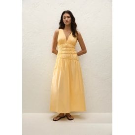 Faithfull The Brand Saja Maxi Dress Banana