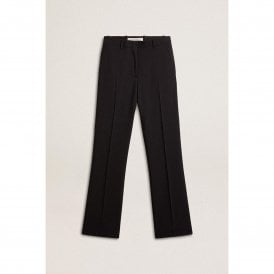 Golden Goose New relaxed Pant Viscose Wool Crepe Polar Night