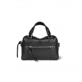 Jerome Dreyfuss Lucky Bowling Bag Mini Noir Silver