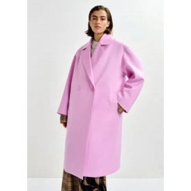 Essentiel Antwerp Junta Oversized Coat Cotton Candy 