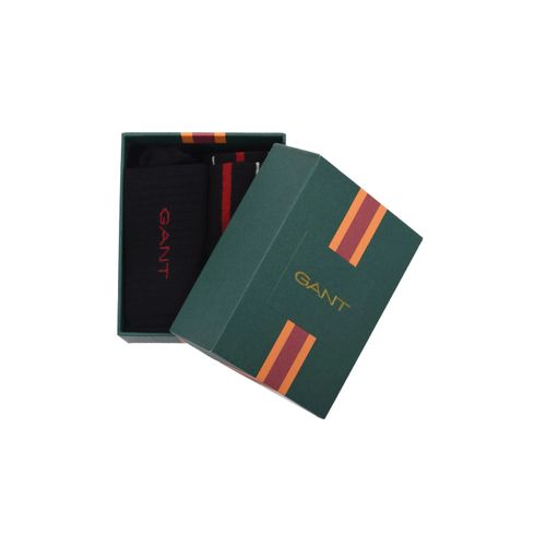 Gant Multi-Stripe 2pk Socks Black