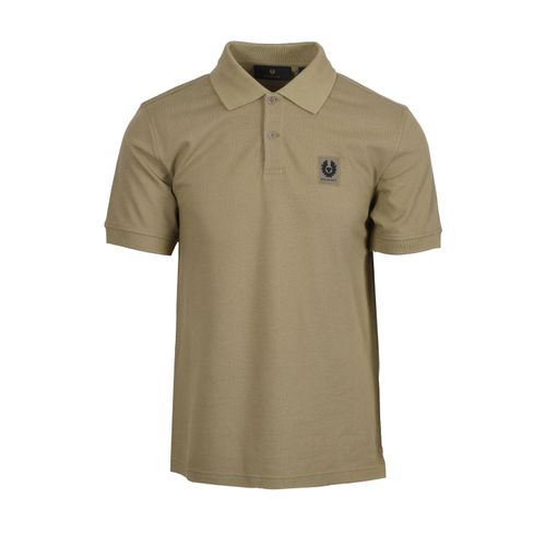 BELSTAFF SHORT SLEEVE POLO SHIRT FATIGUE GREEN