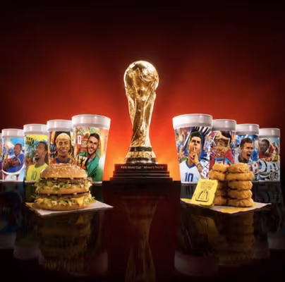 McDonald’s World Cup Meals Launched Today Collect 1 of 6 Cups,...
