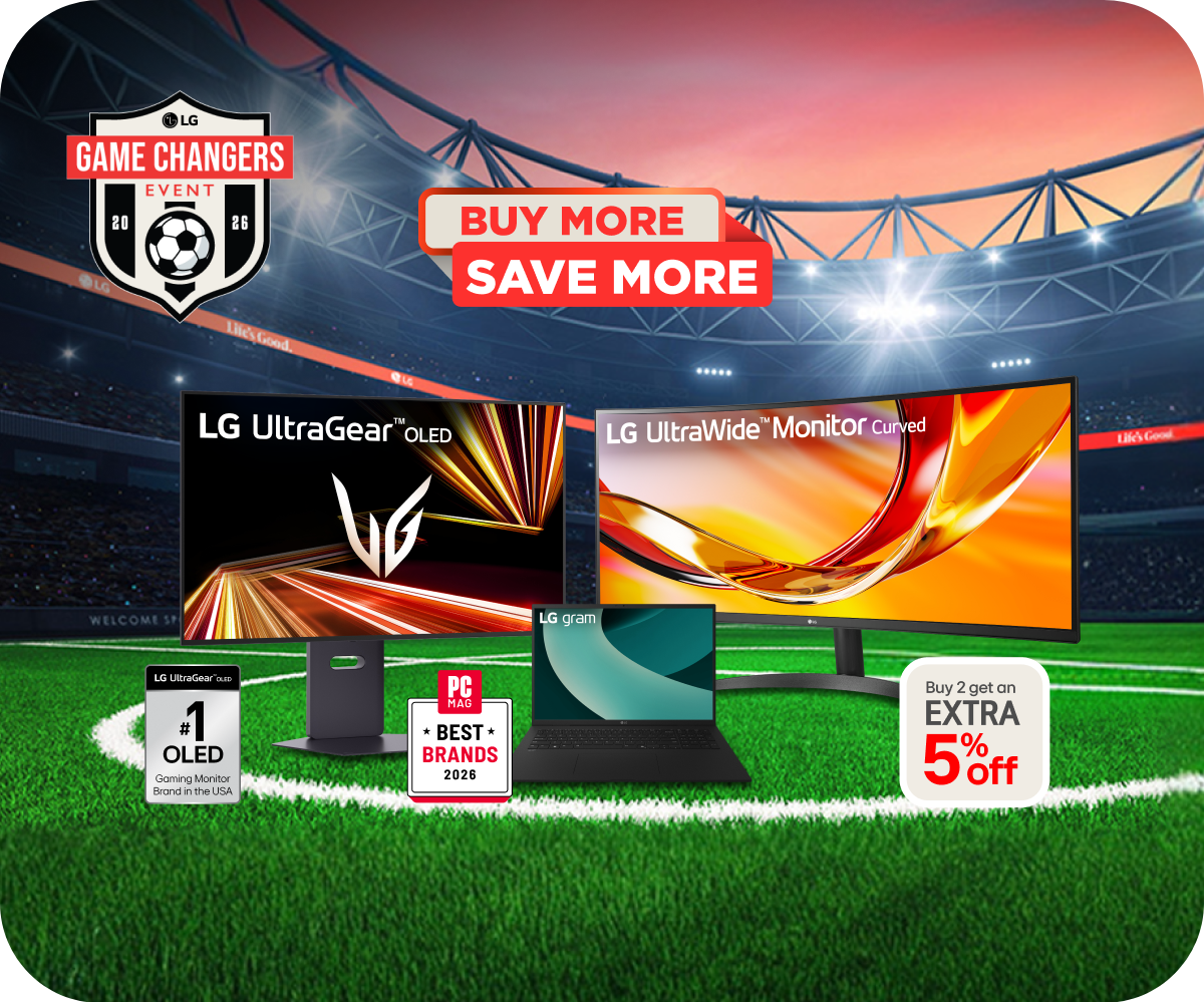 LG Monitors & Laptops Soccer Image