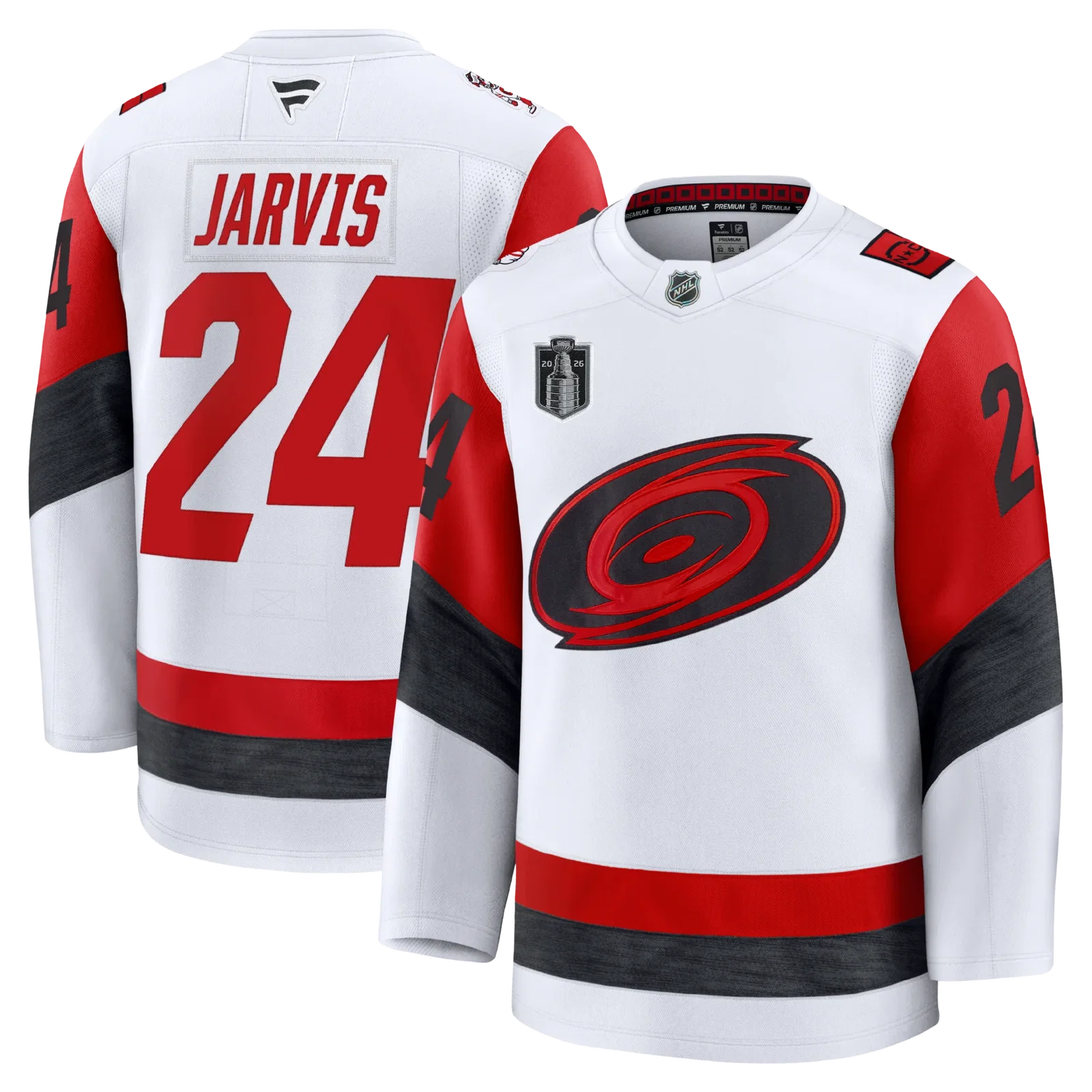 Seth Jarvis Carolina Hurricanes Jersey