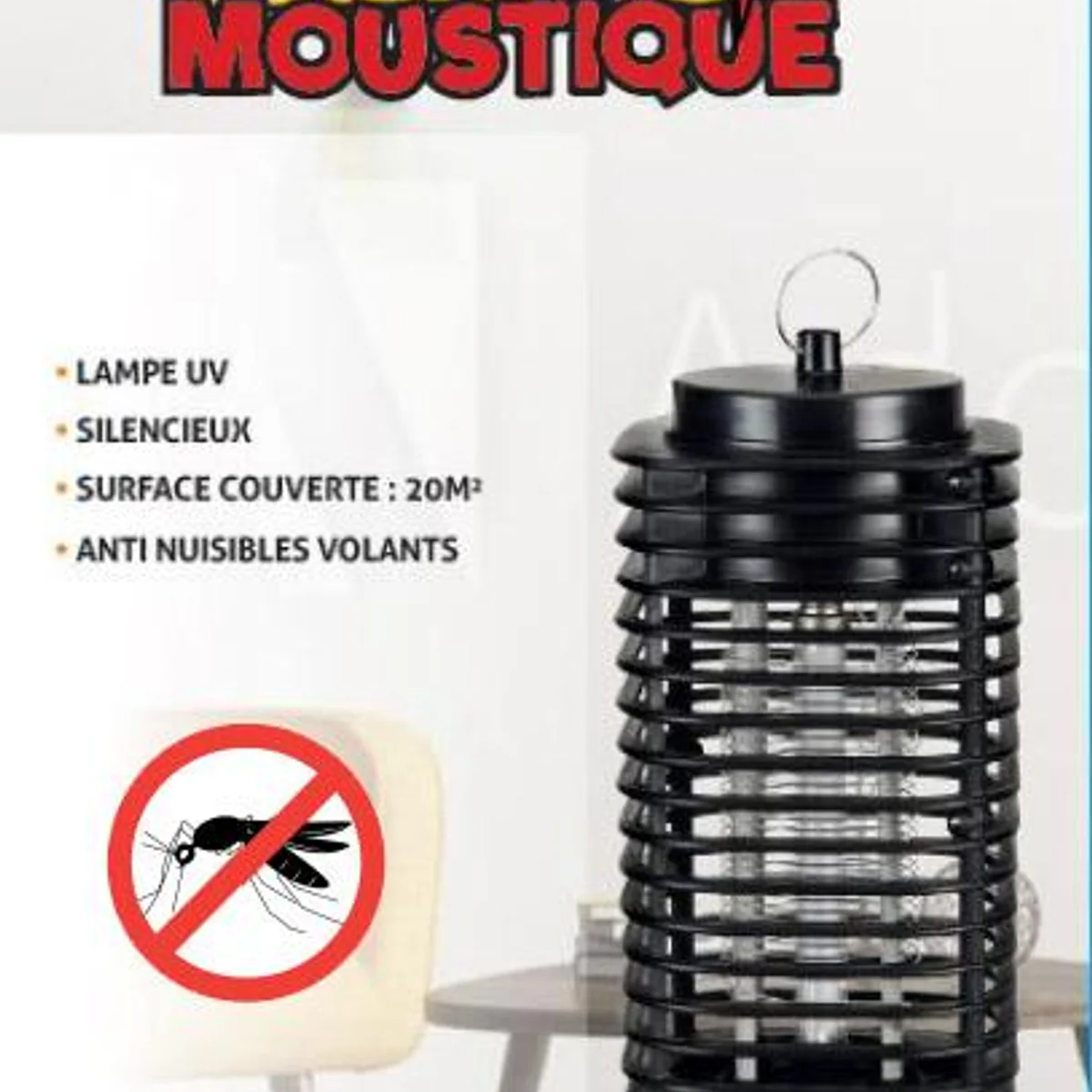 Lanterne UV anti-insecte  zéro moustique - Livraison offerte