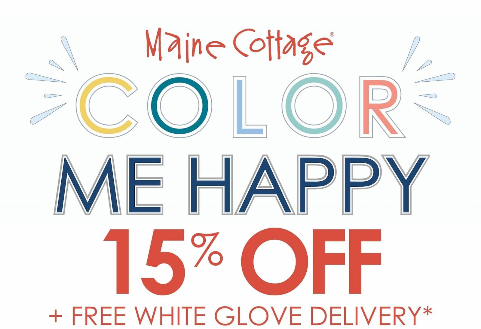 15% off + FREE WHITE GLOVE DELIVERY* with code SUMMERFUN