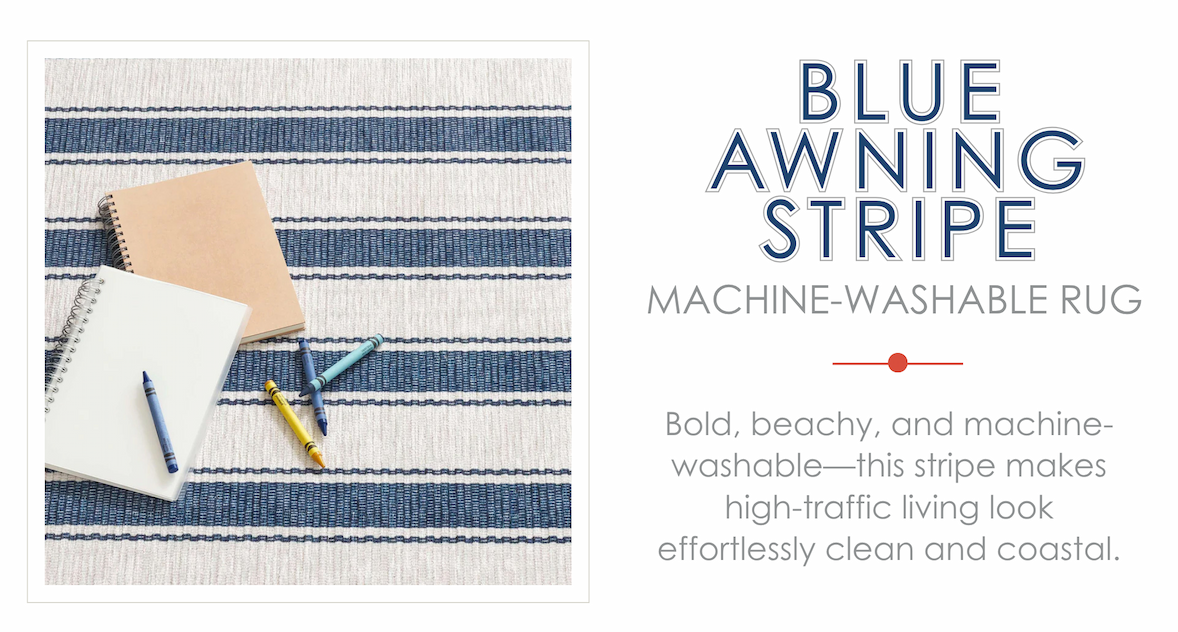 Blue Awning Stripe
